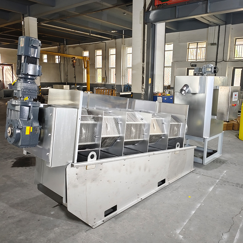 養(yǎng)豬場水泡糞脫水疊螺機